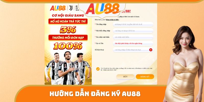 Hướng dẫn đăng ký AU88