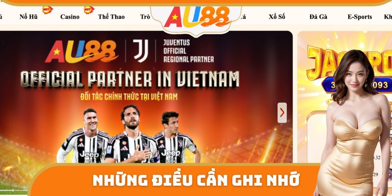 Những điều cần ghi nhớ